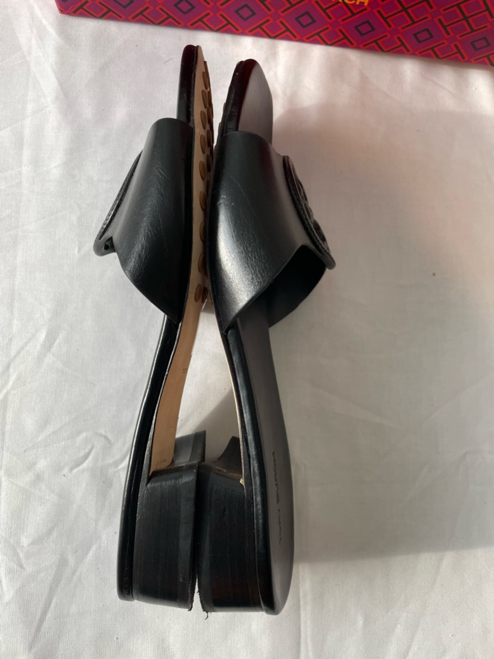 Tory Burch Women's Bombé Miller Slide Sandals Size 7.5 - Picture 7 of 8
